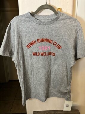 NWT WILO Bondi Running Club Tee Set - Heather Gray, Size XS
